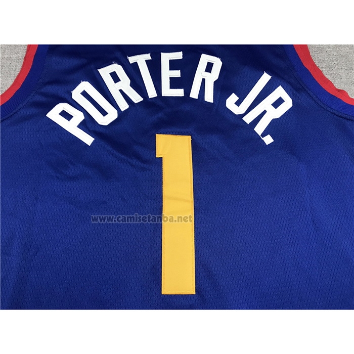 Camiseta Denver Nuggets Michael Porter JR. #1 Statement Azul